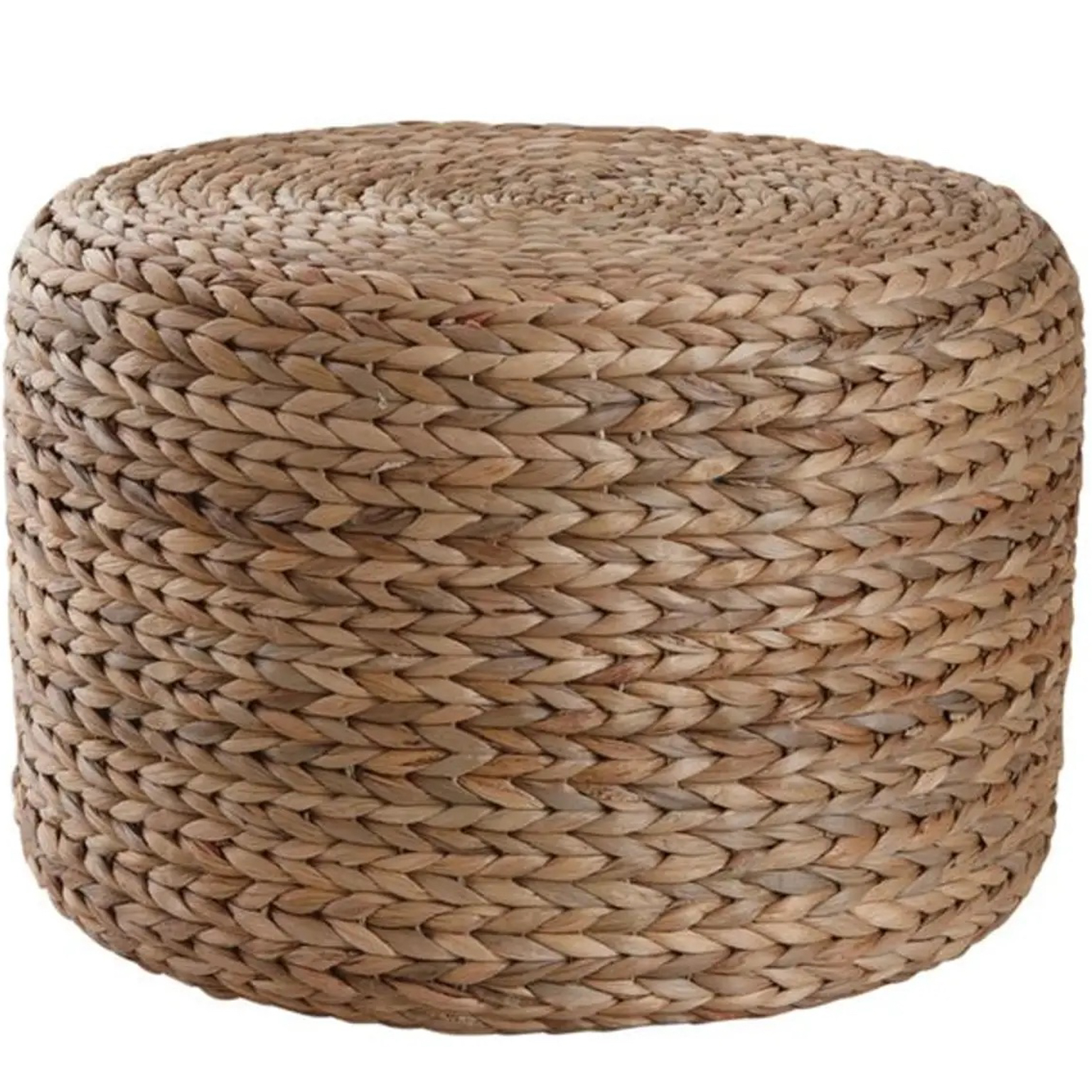 pouf en fibres naturelles