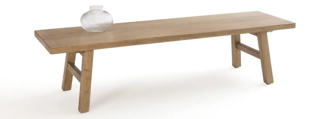 table basse en bois bohème chic