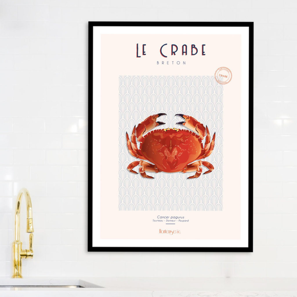 affiche crabe