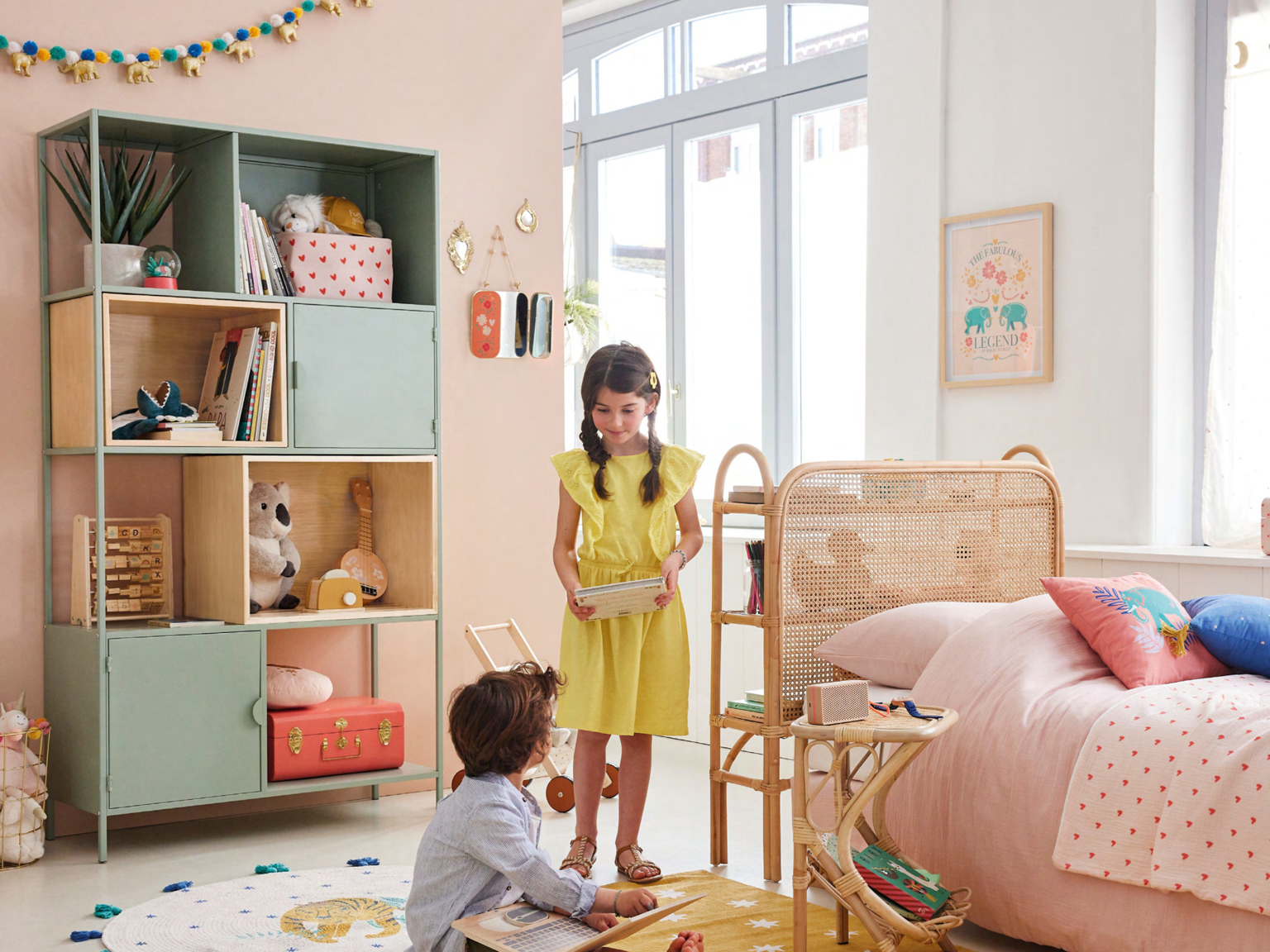 chambre enfant colorée