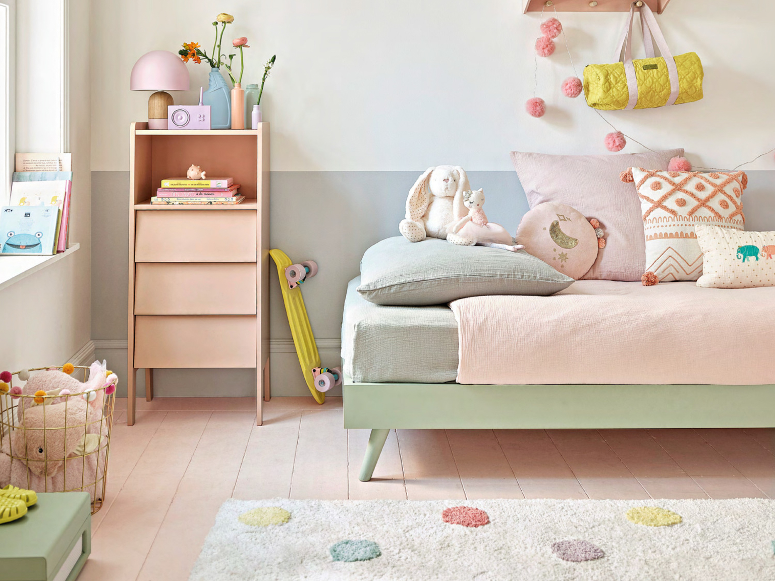 chambre enfant pastel