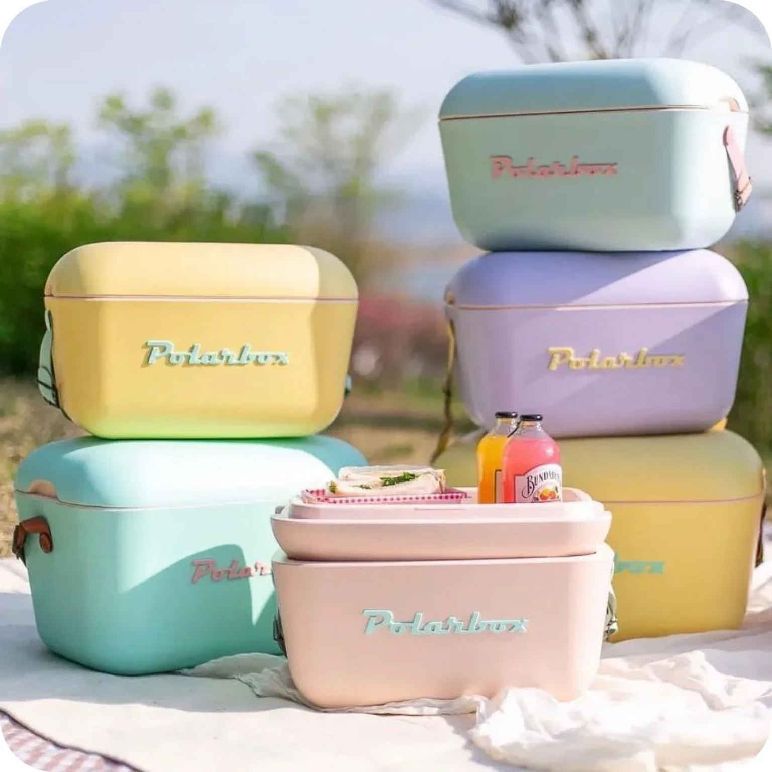 glacière vintage pastel polarbox