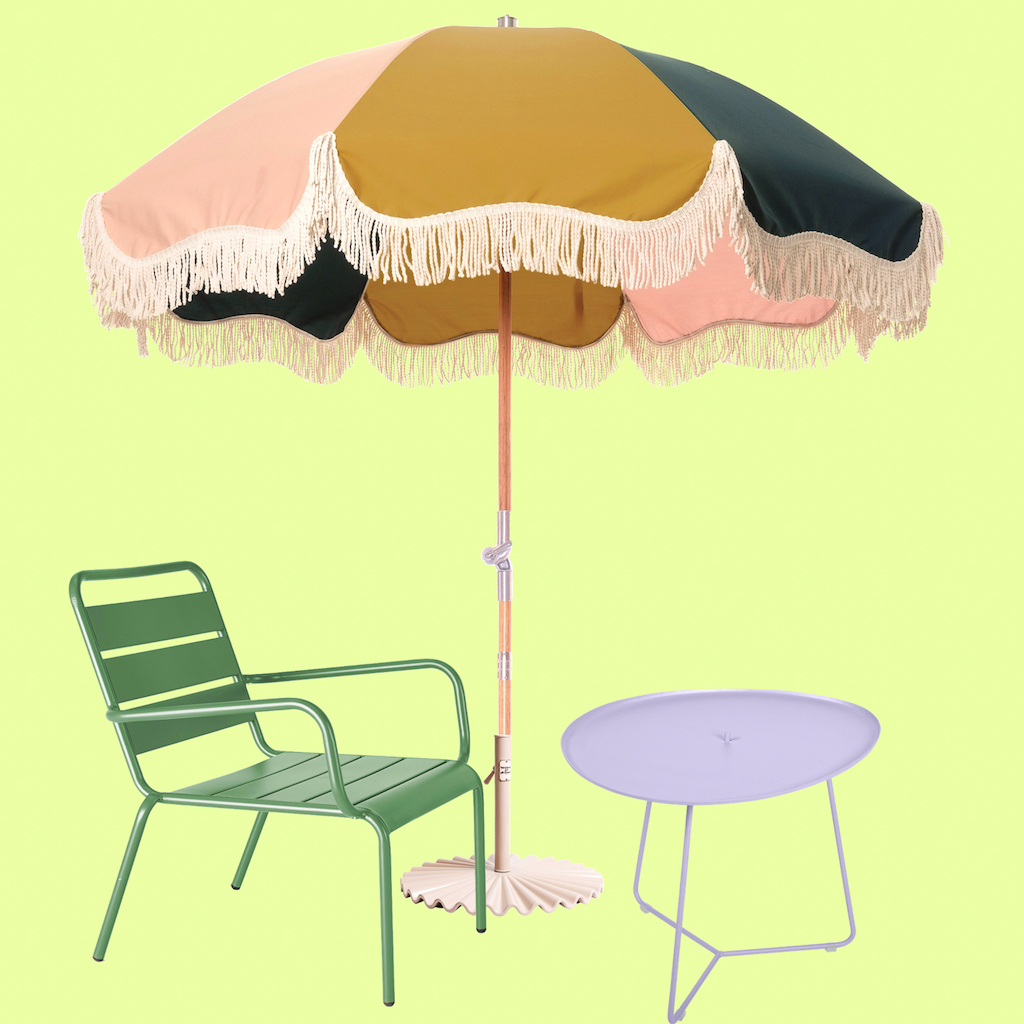 déco plage piscine couleurs