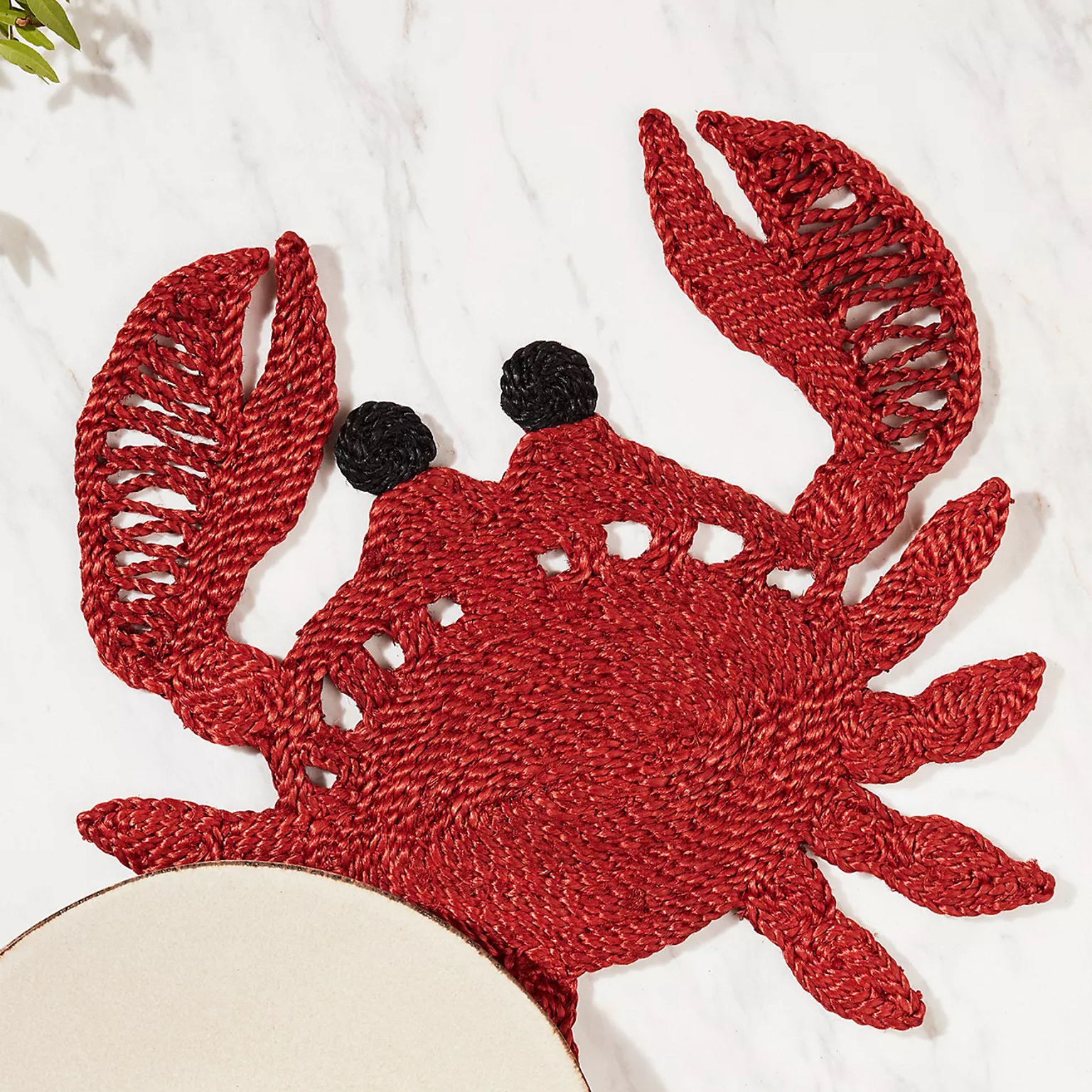 set de table crabe