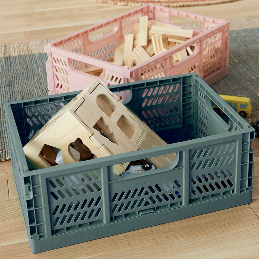 caisse de rangement couleurs enfant
