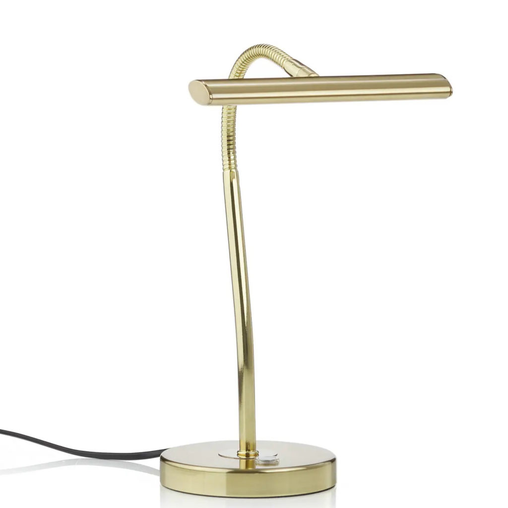 lampe de bureau vintage laiton