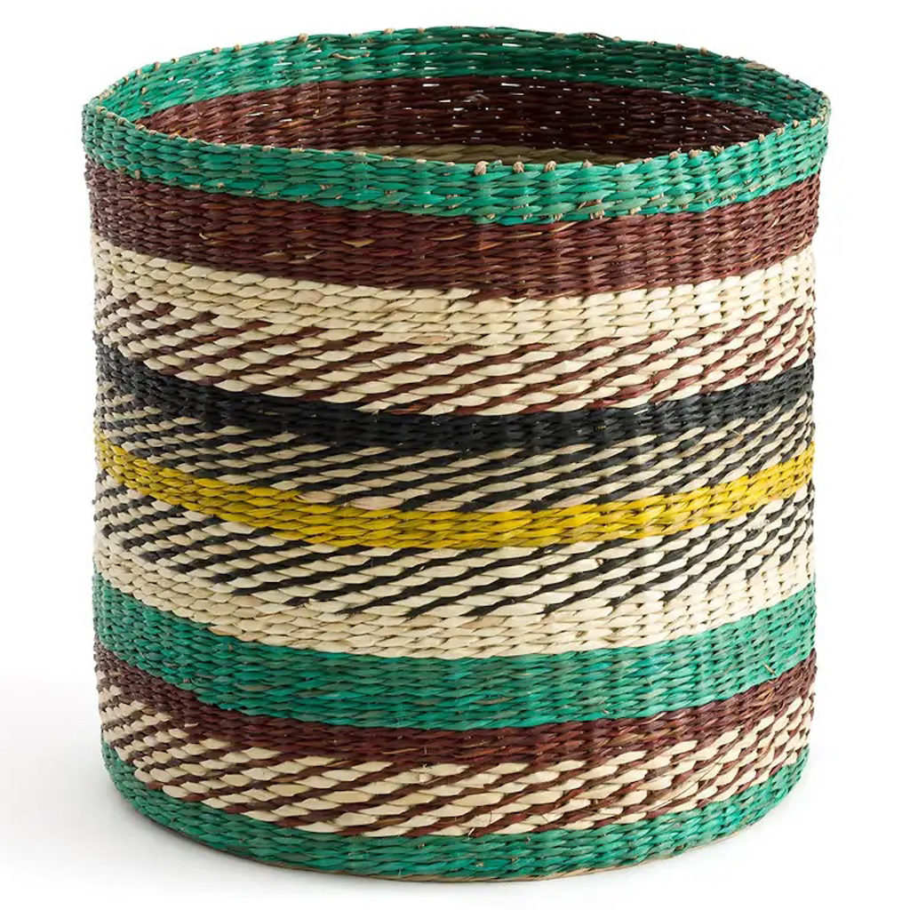 panier de rangement multicolore
