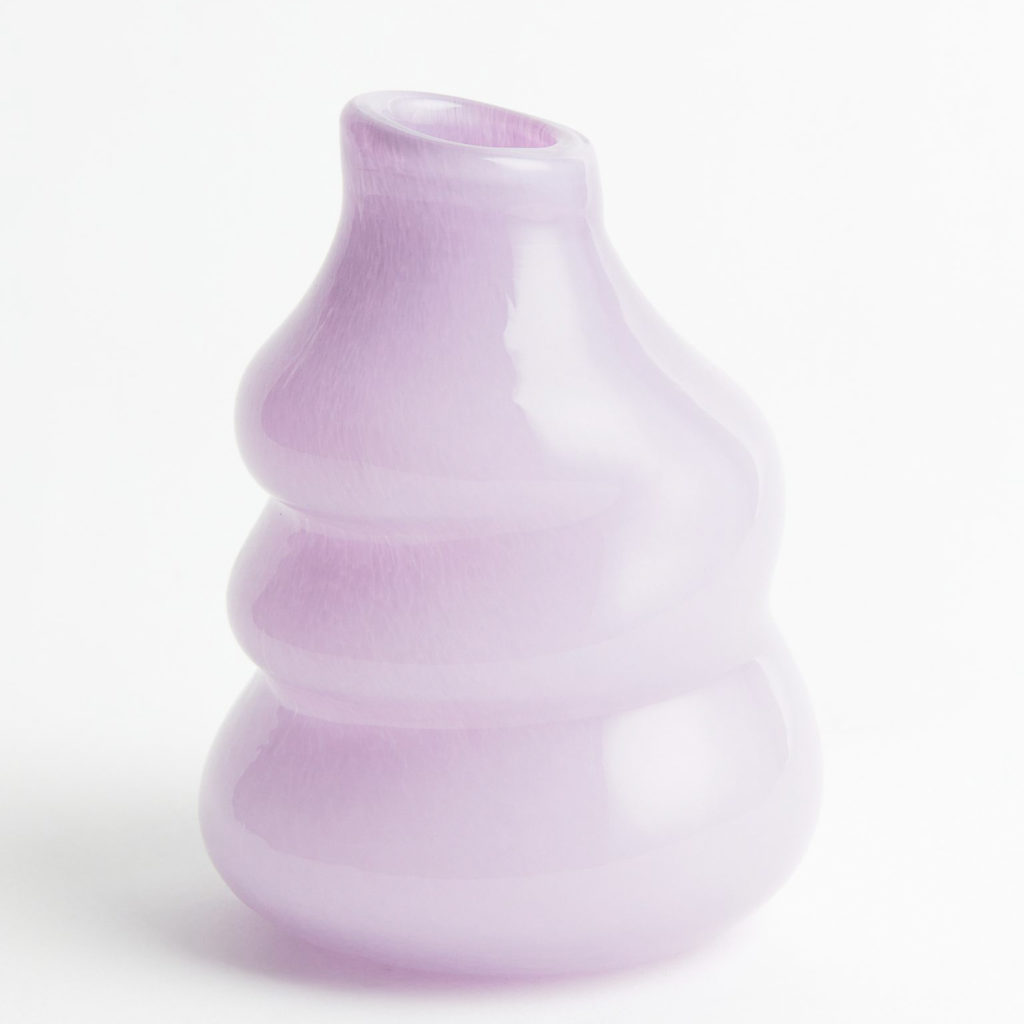 vase arty lilas