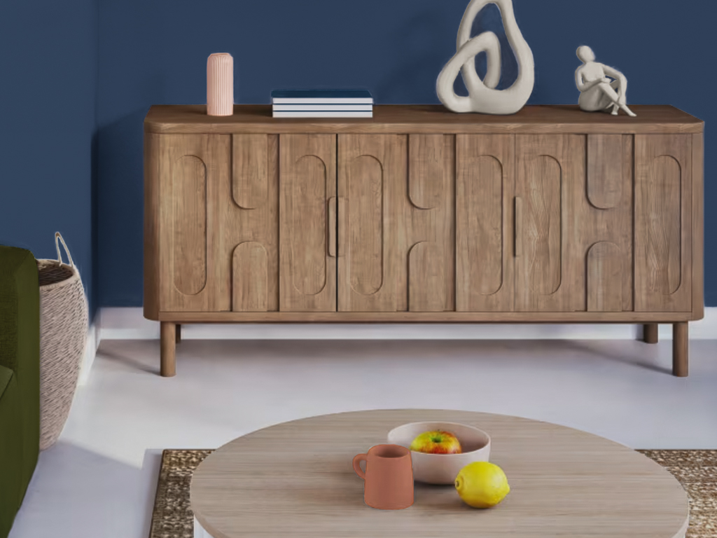 salon style moderniste multicolore