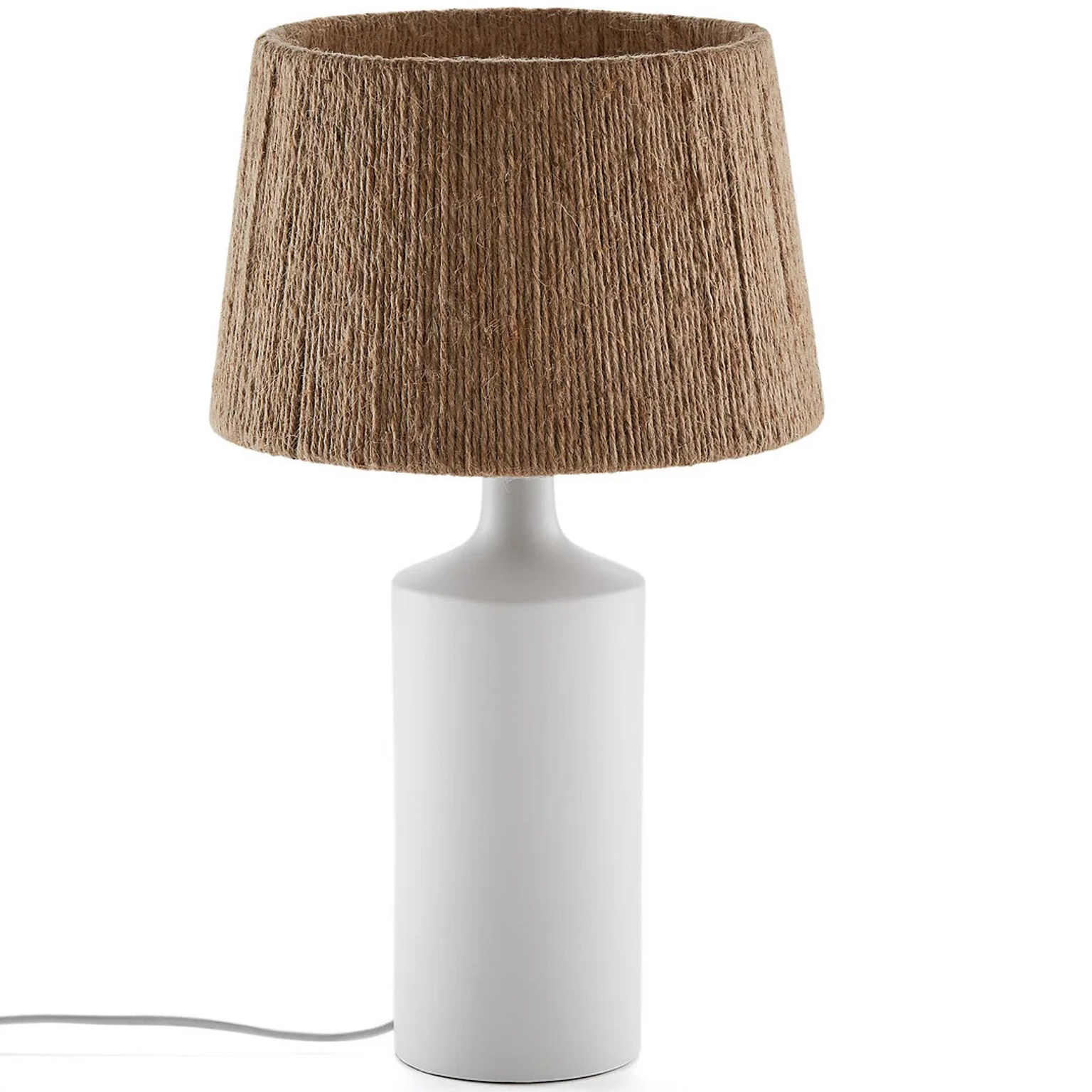 lampe en céramique blanche