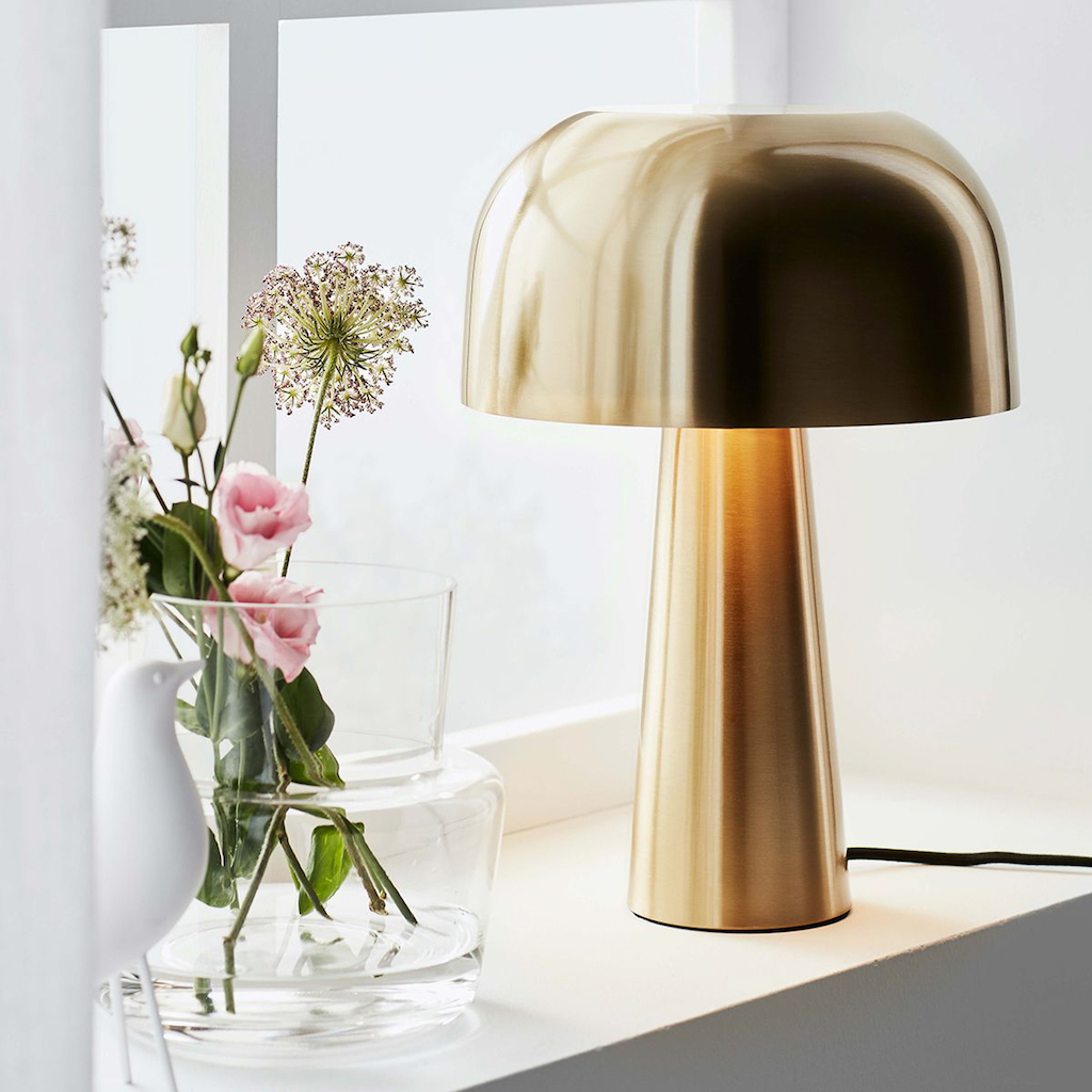 lampe champignon laiton