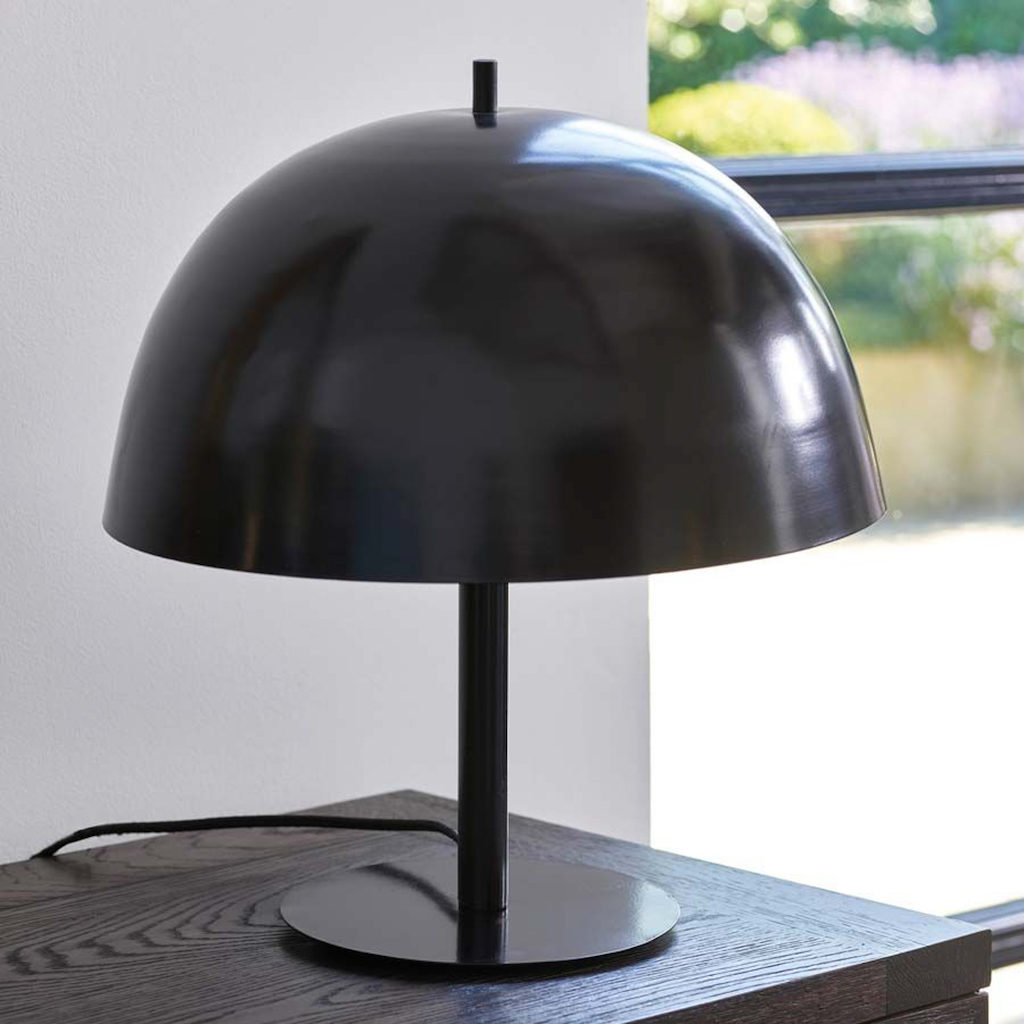 lampe champignon noire