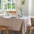nappe indienne fleurie
