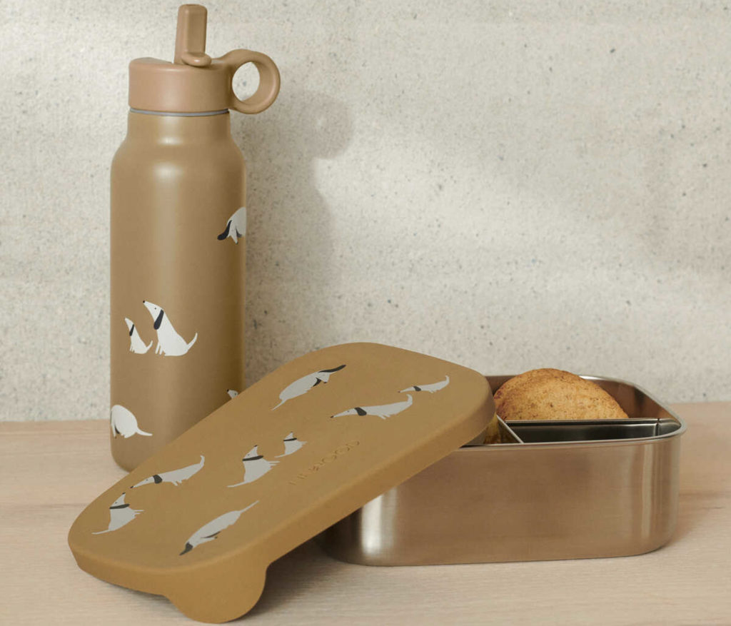 set boîte à goûter et gourde