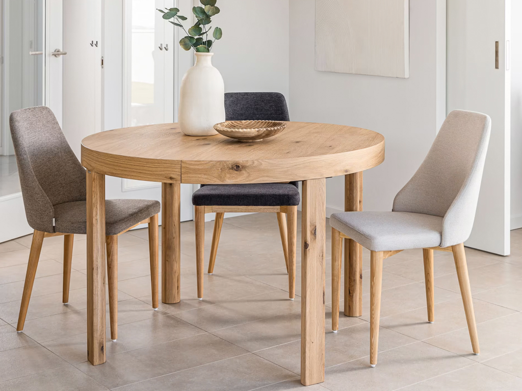 table ronde extensible
