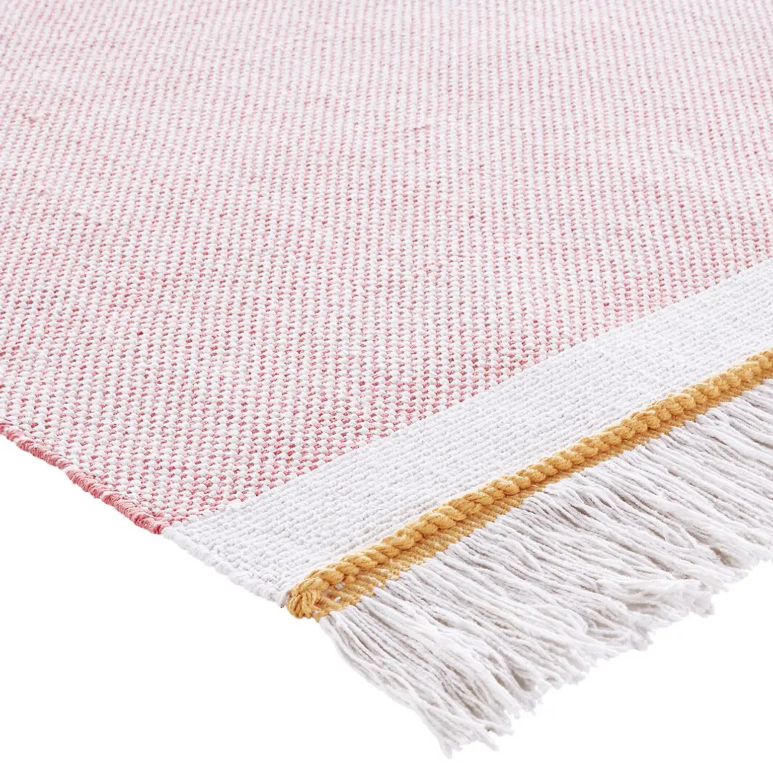 tapis enfant rose et jaune