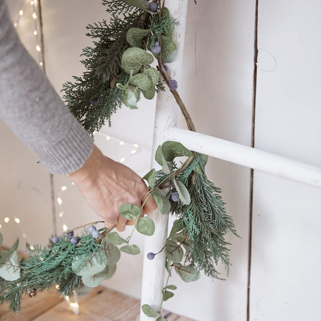 créer un sapin de noël avec une échelle