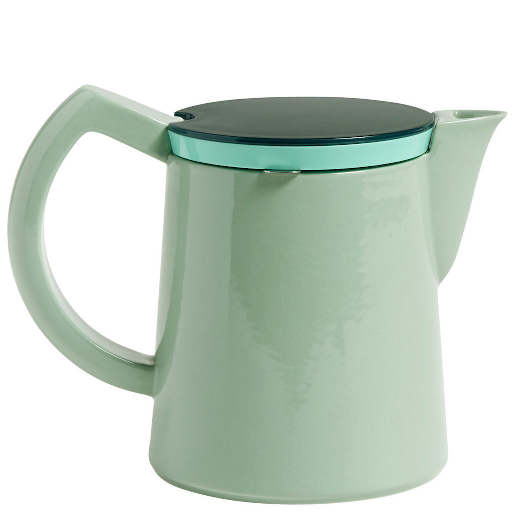cafetière vert clair