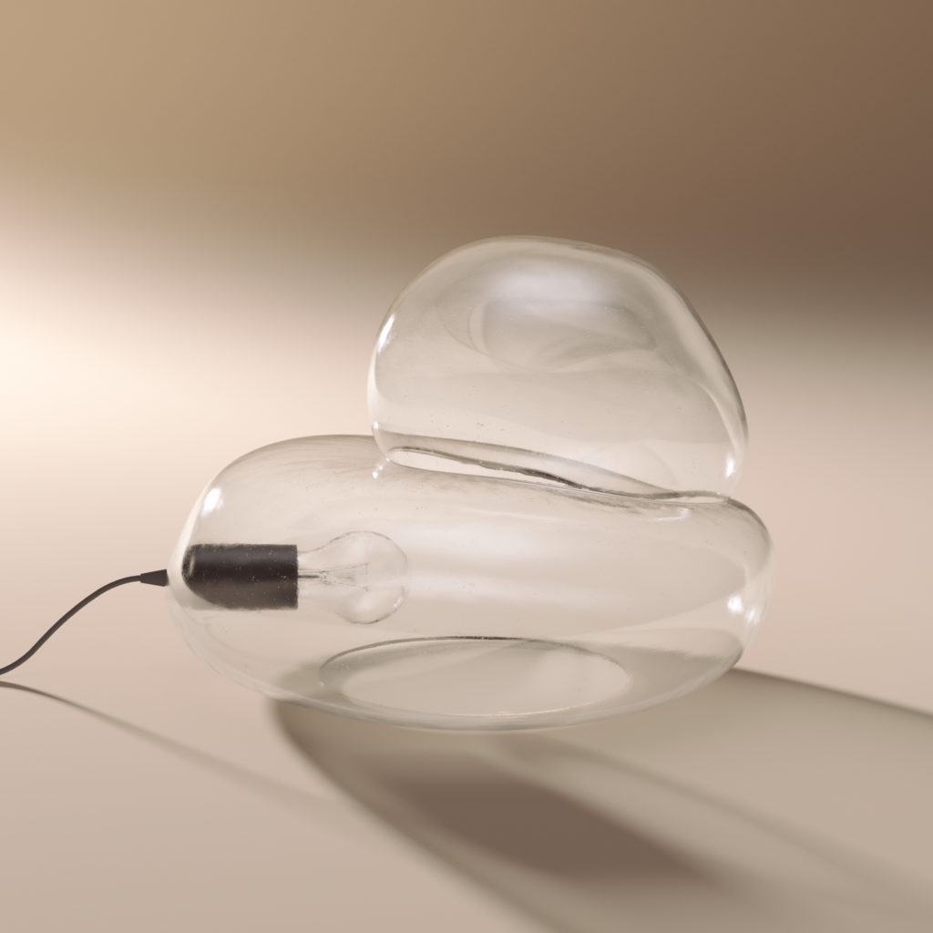 lampe design verre soufflé