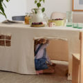 nappe cabane de table enfant