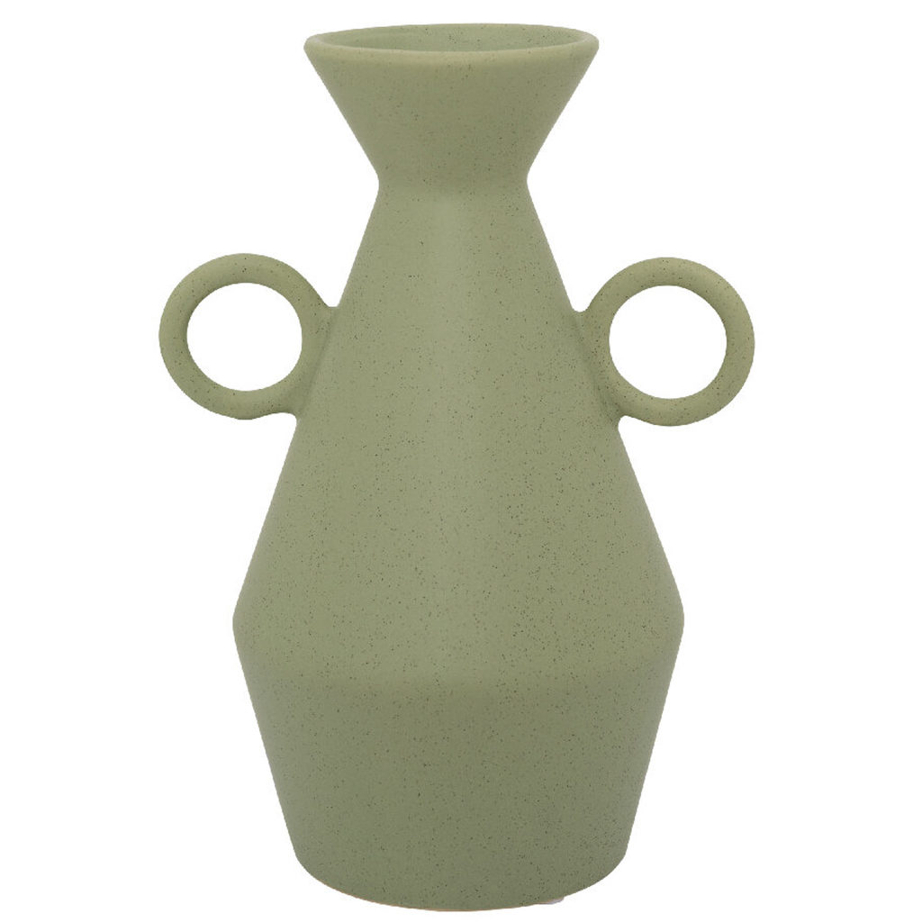 vase en céramique vert sauge
