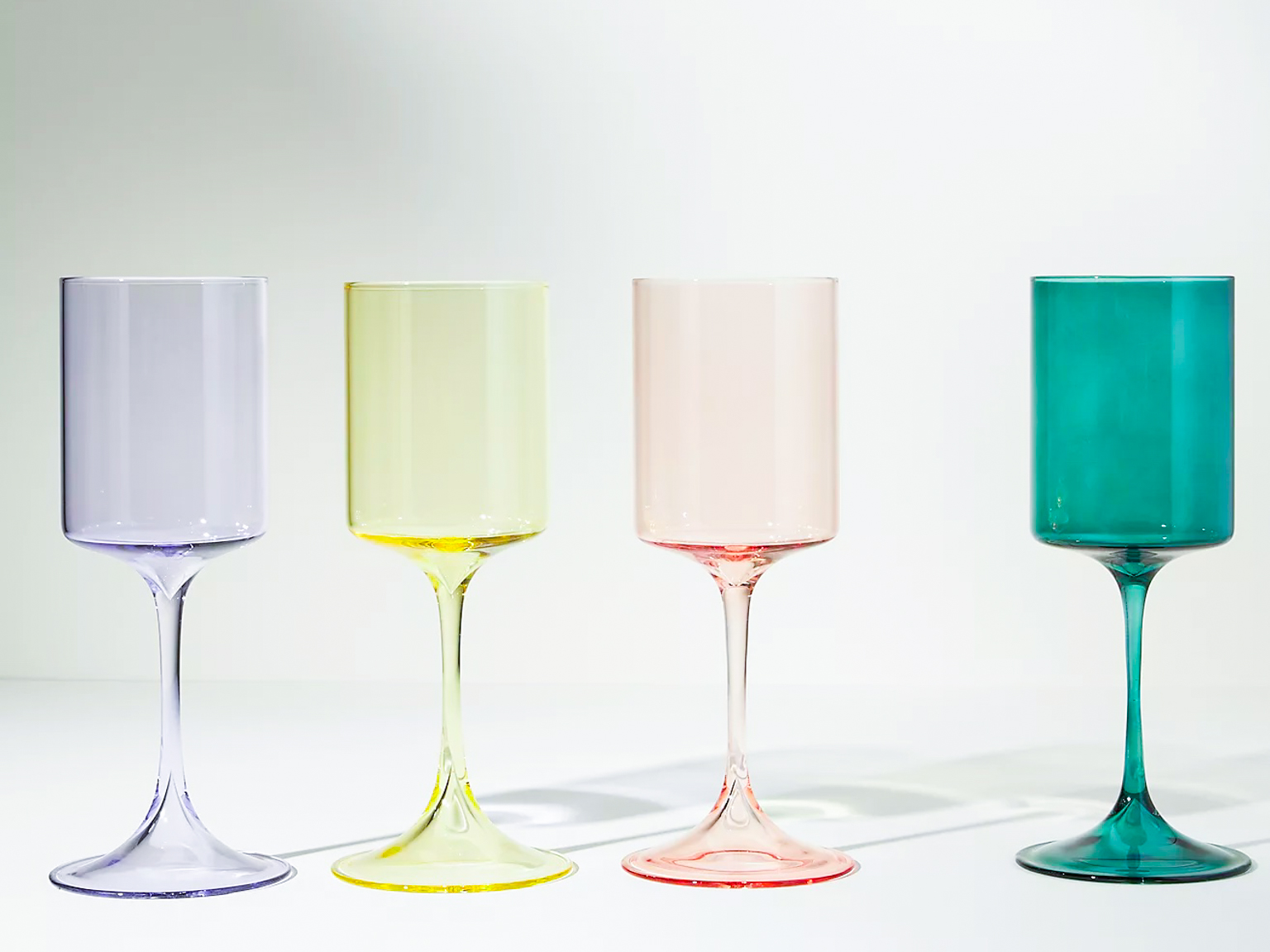 verres colorés