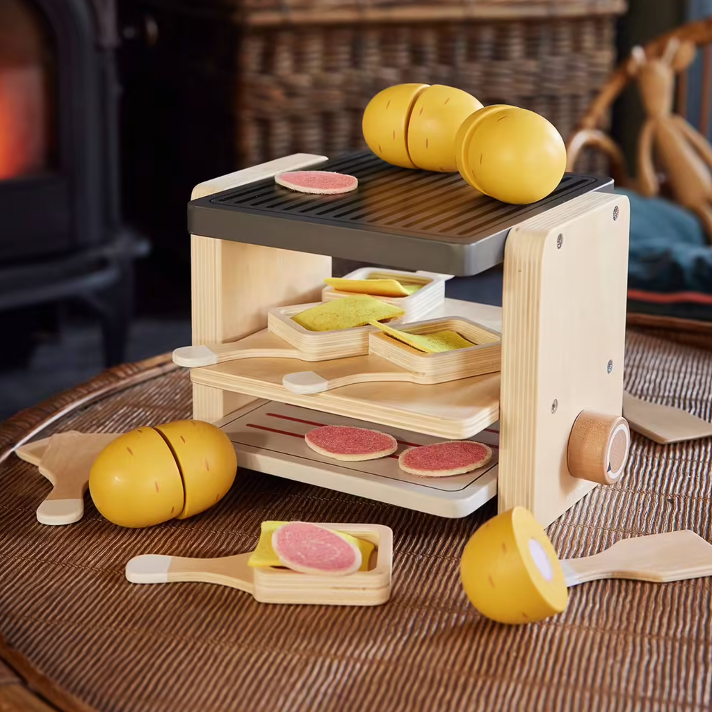 appareil à raclette jouet en bois