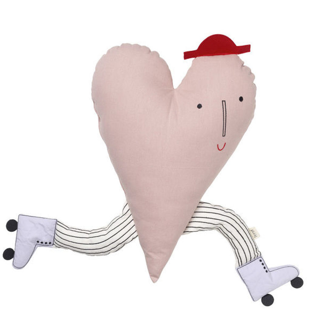 cadeau fille ado coussin cœur
