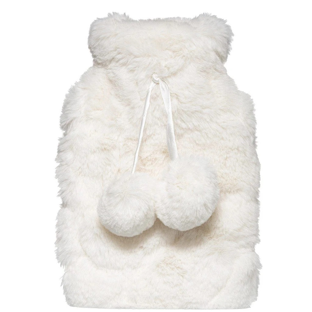 bouillotte en fausse fourrure