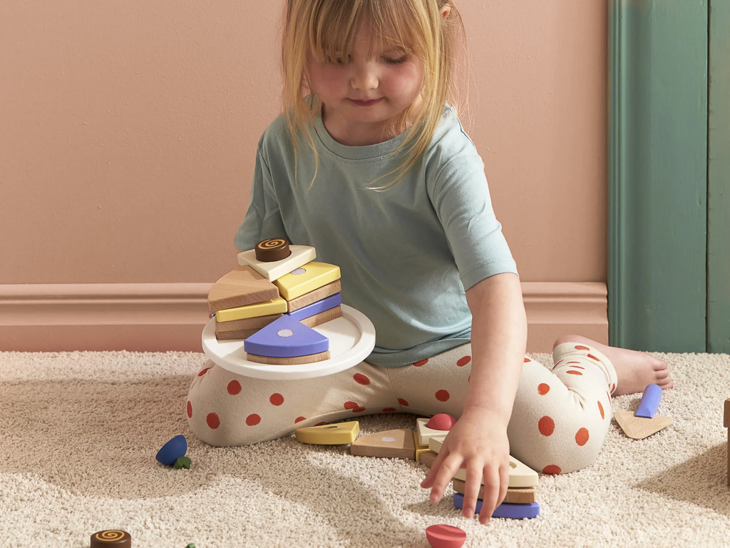 gâteau en bois jouet enfant