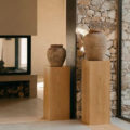 piédestal en bois