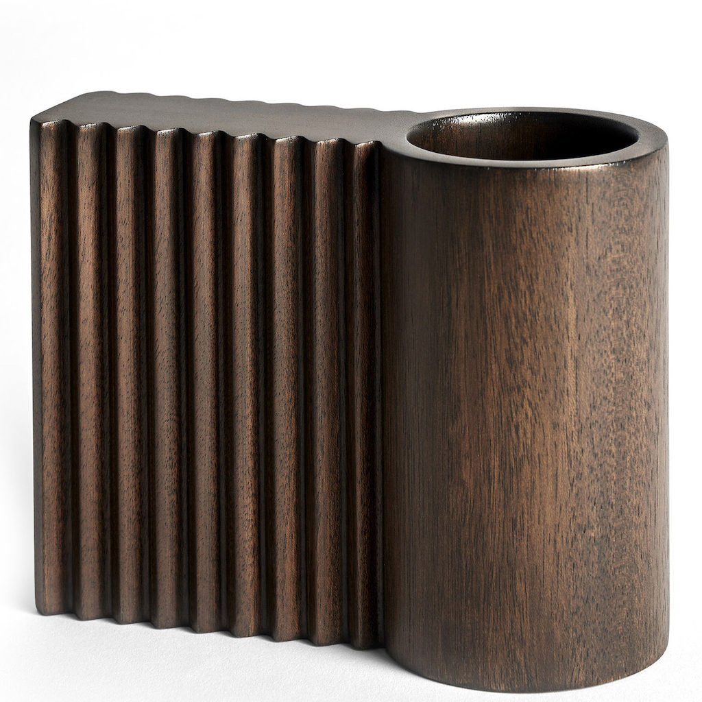 pot à crayon design en bois