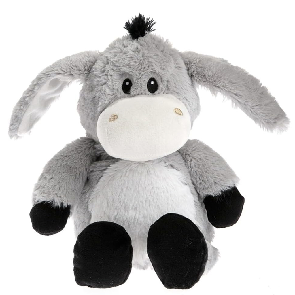 bouillotte sèche âne peluche