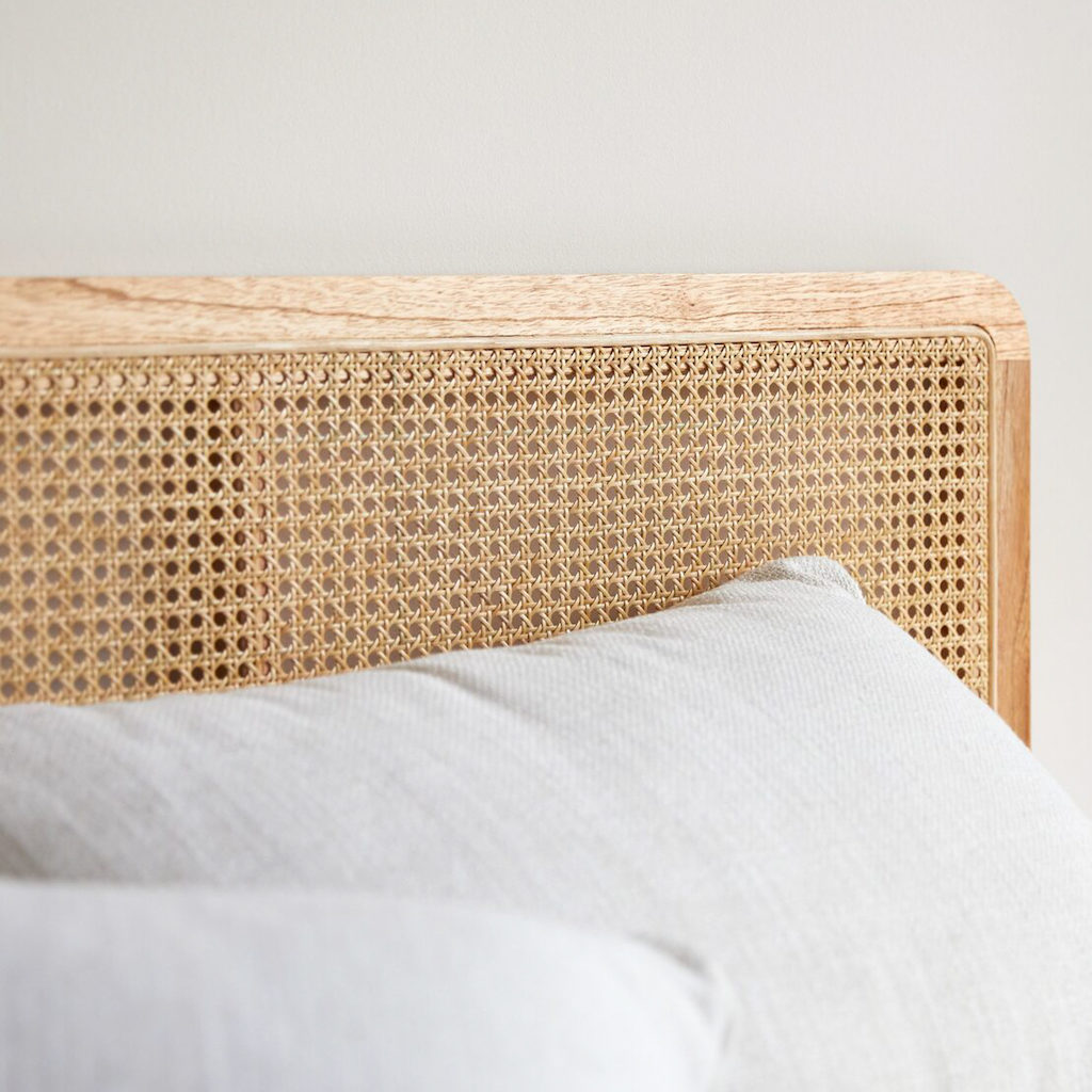 tête de lit en cannage 160 cm