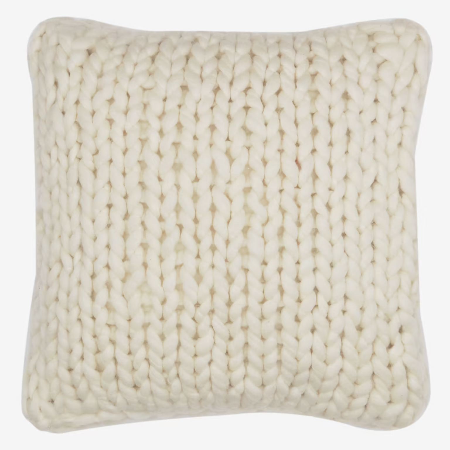coussin tricot grosse maille