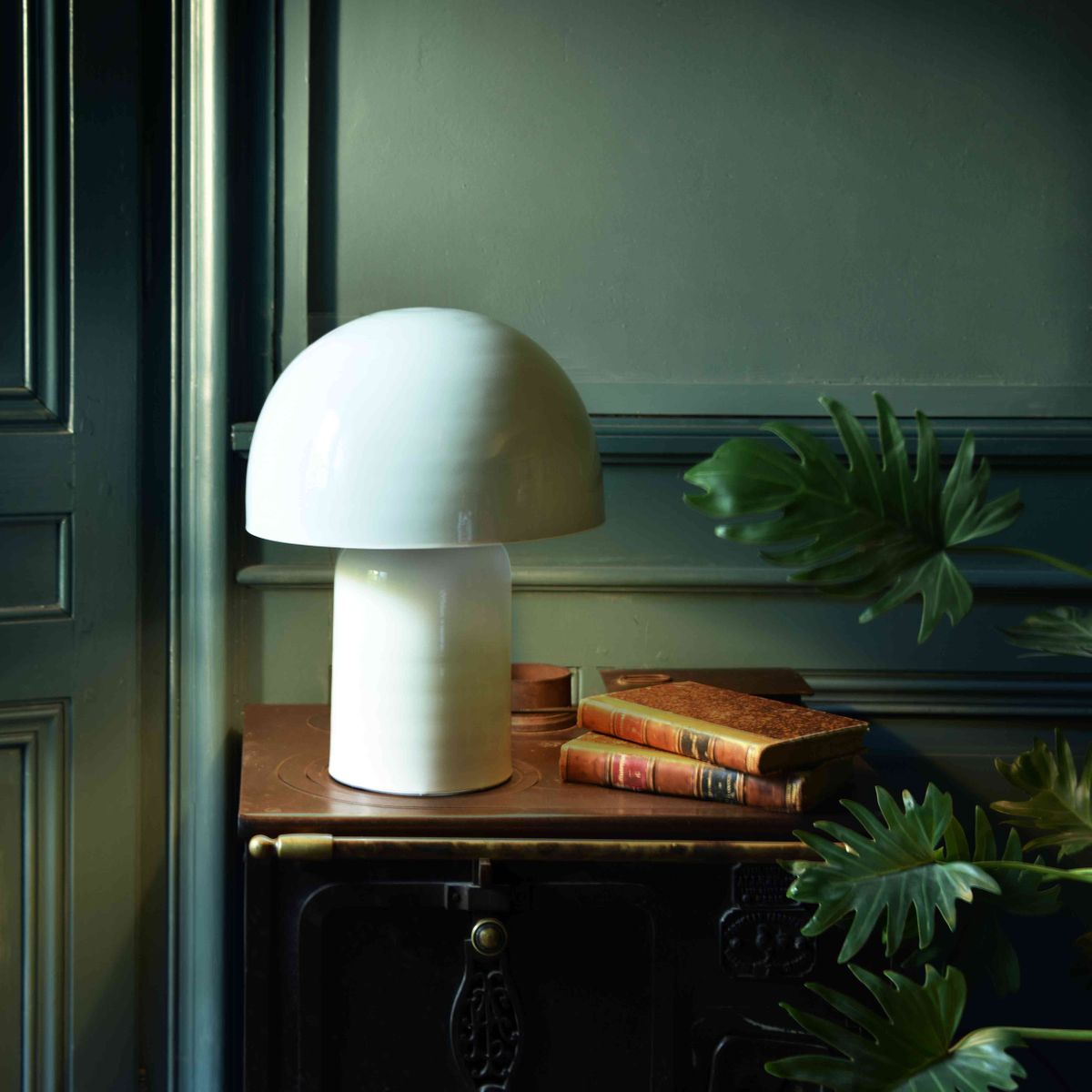 lampe champignon blanche