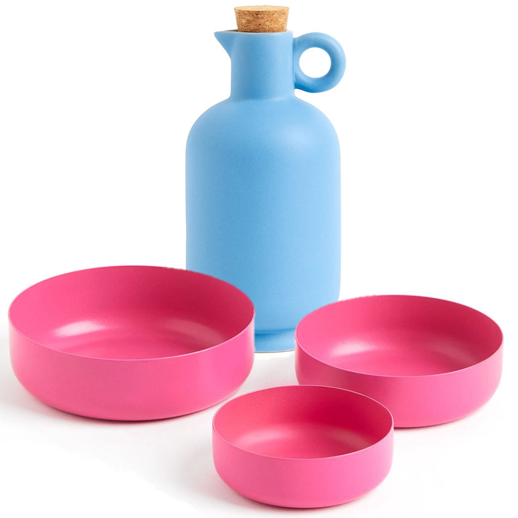 vaisselle colorée