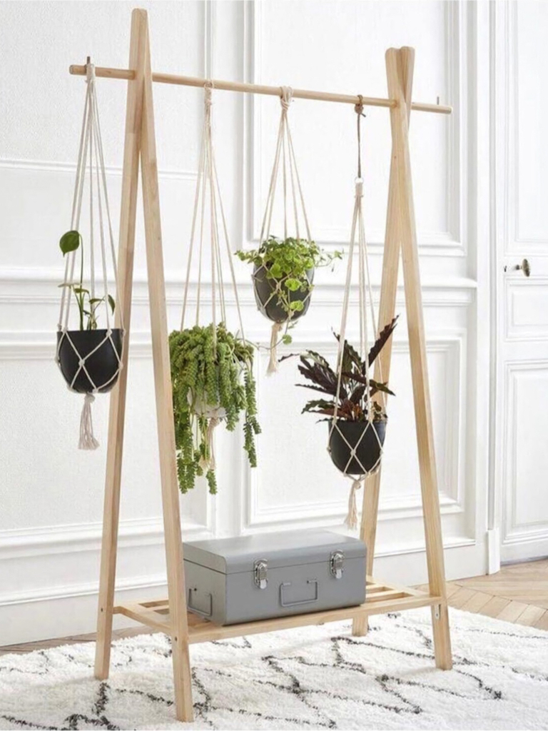 Comment accrocher des plantes suspendues sans percer le plafond et le mur  de 5 manières différentes