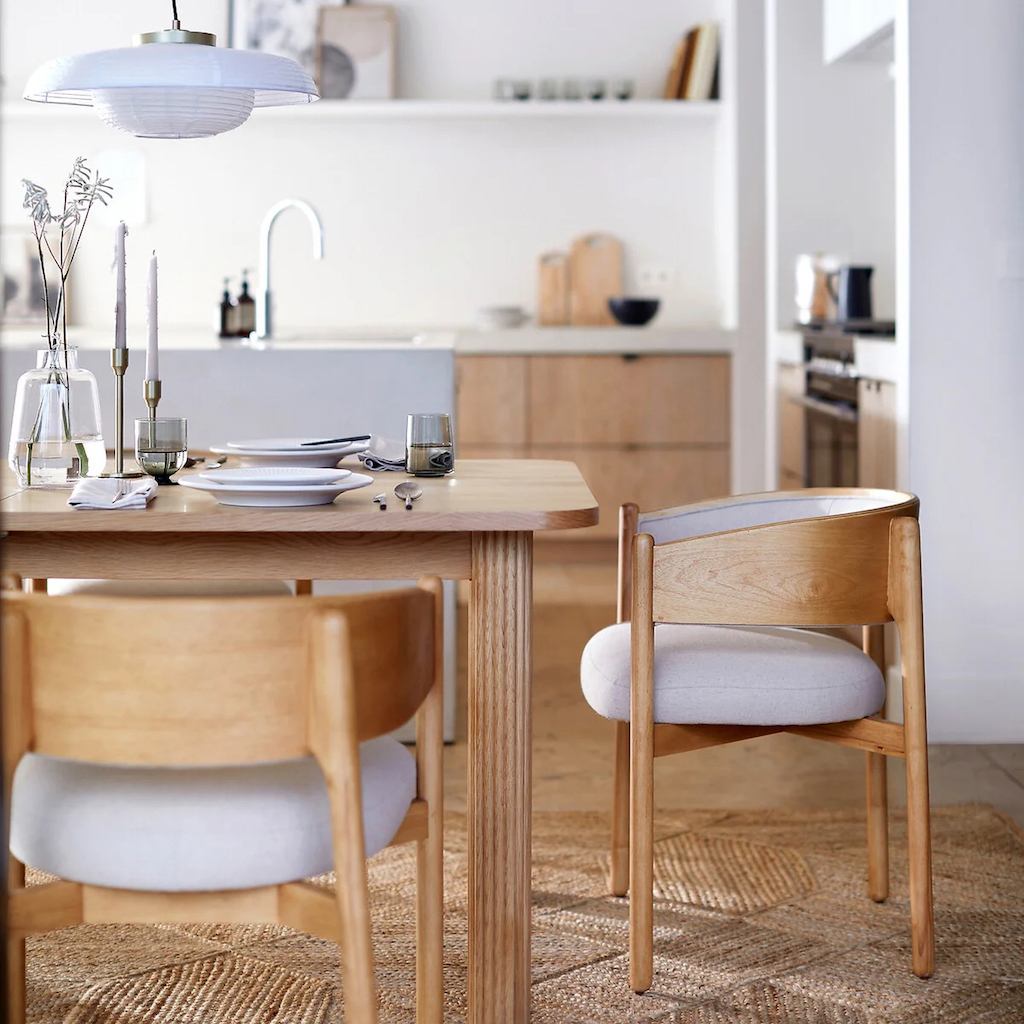 table de repas en bois design