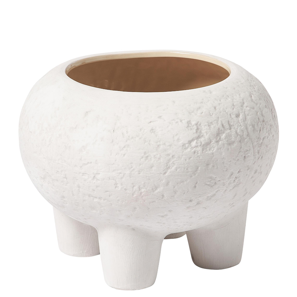 cache-pot design blanc