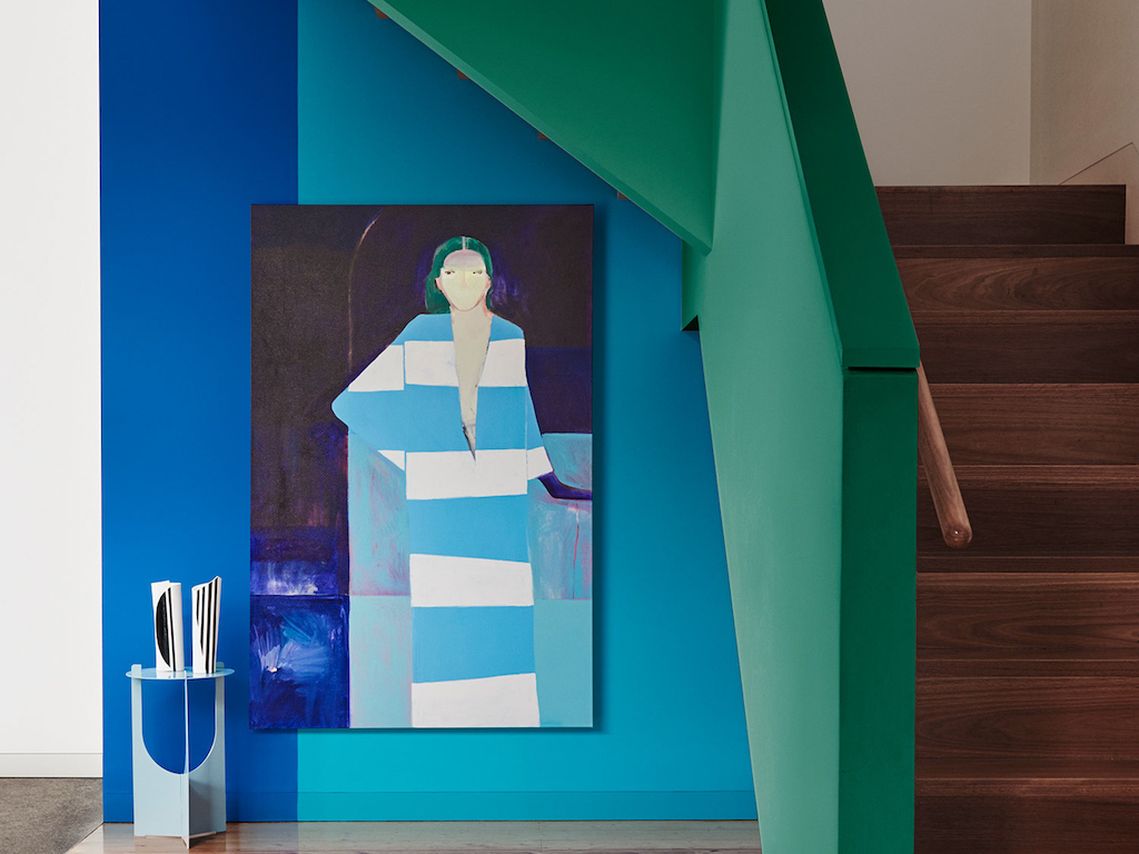 Une décoration contemporaine en bleu et vert - Joli Place