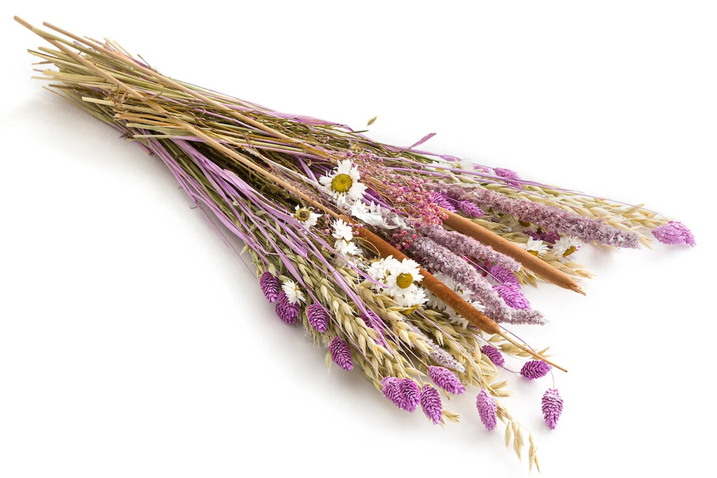 bouquet de fleurs séchées