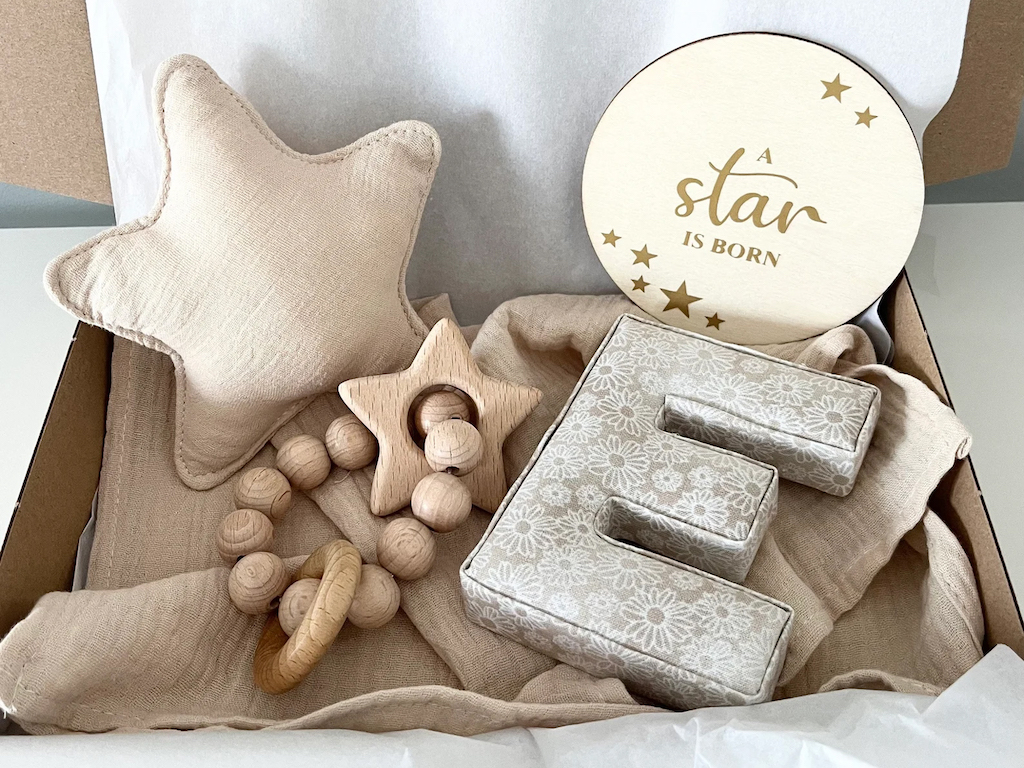 Dabelino Papier Cadeau De Naissance Pour Bébé, Fille Et