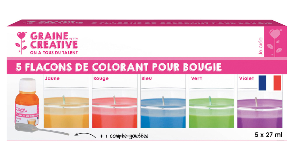 colorants pour bougies DIY