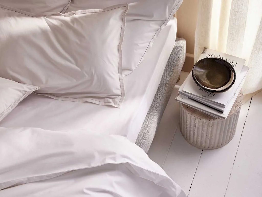 linge de lit percale de coton made in france