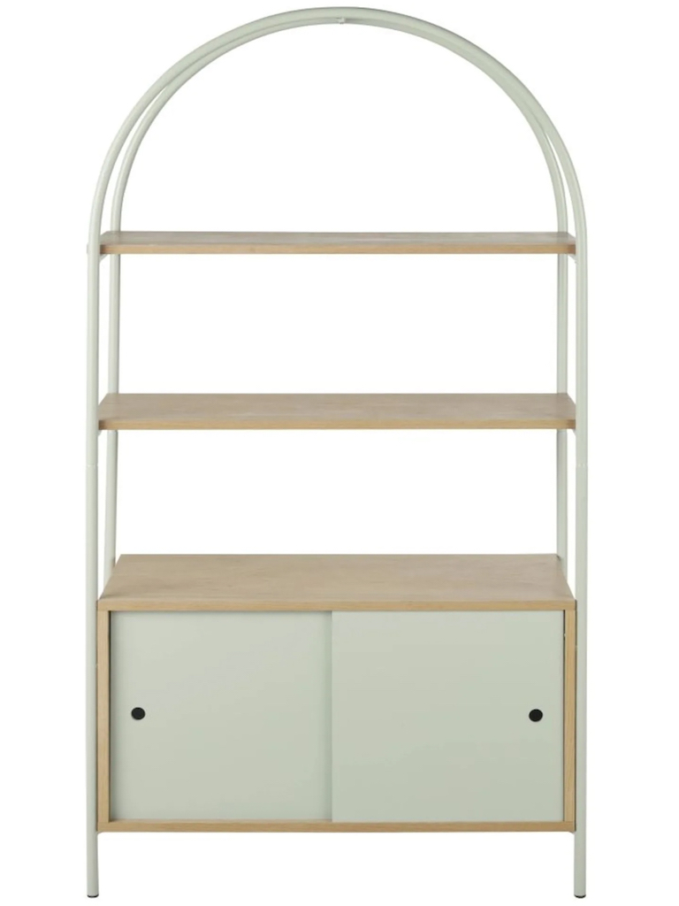bibliothèque enfant vert sauge