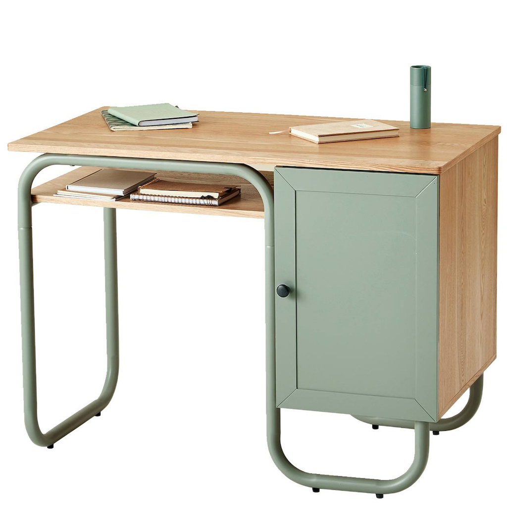 bureau enfant vert sauge