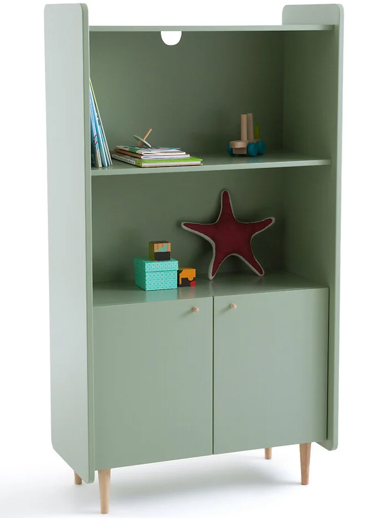 bibliothèque enfant vert sauge