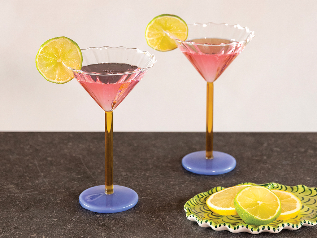 Les verres à cocktail années 80 de &klevering - Joli Place