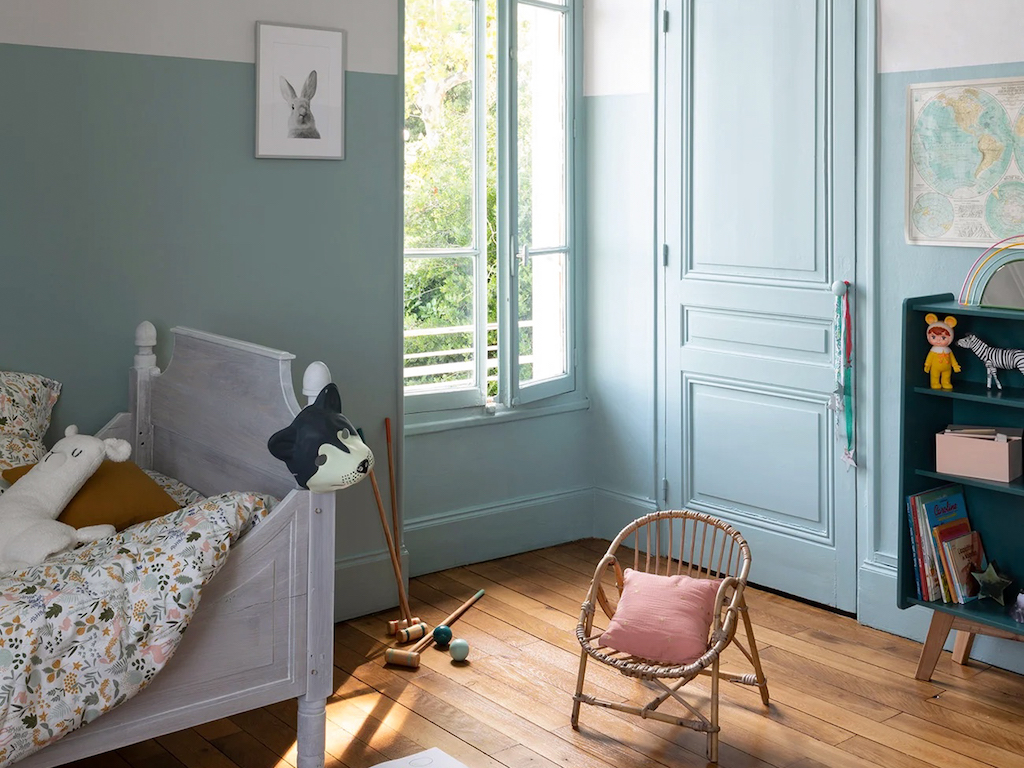 Chambre enfant bleu céladon : nos idées déco - Joli Place